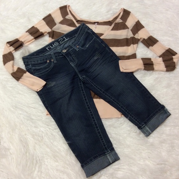 Rue21 Pants - RUE 21 DENIM CAPRIS